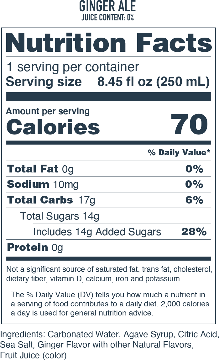 Navy Hill Ginger Ale Mixers Case of 16