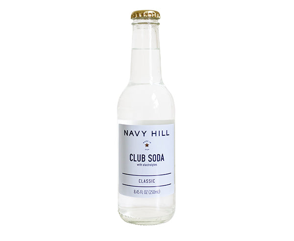 Case of Classic Club Soda 16 – Bottles Navy - Hill